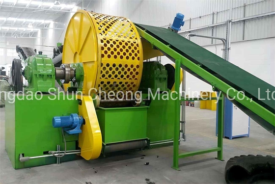 Good price China Waste Tire Recycling Plant / Whole Waste Tyre Shredder Machine online