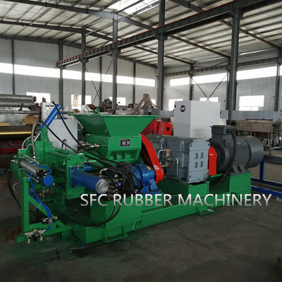 Good price Double Arm Feed Rubber Refiner Strainer Extruder With Horizontal Structure online