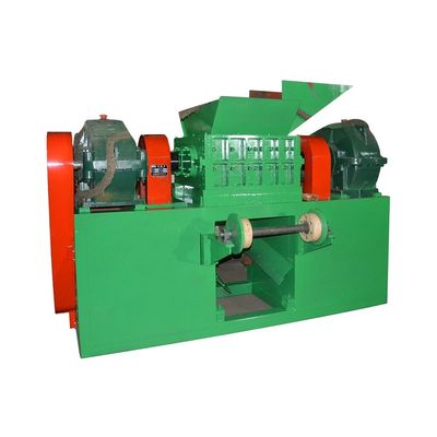 Good price Double Shaft Waste Tire Shredder / Used Tire Recycling Machine / Rubber Powder Making Machine online